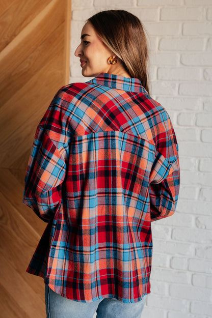 Plaid Perfection Button-Up Long Sleeve Shirt