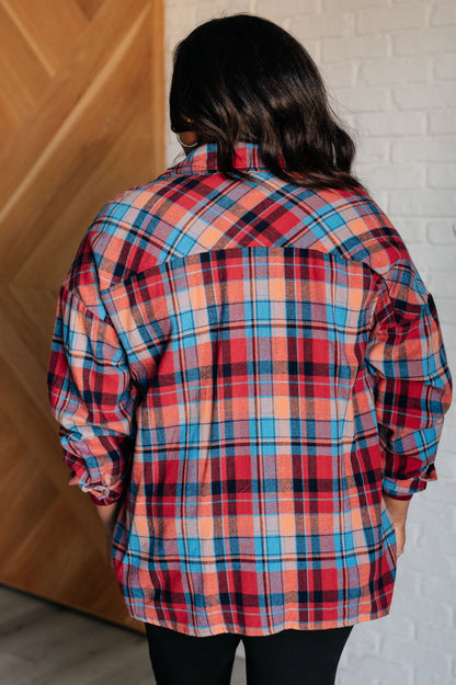 Plaid Perfection Button-Up Long Sleeve Shirt