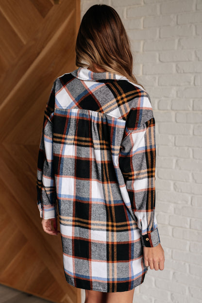 Gridlines & Grace Plaid Shirt Dress