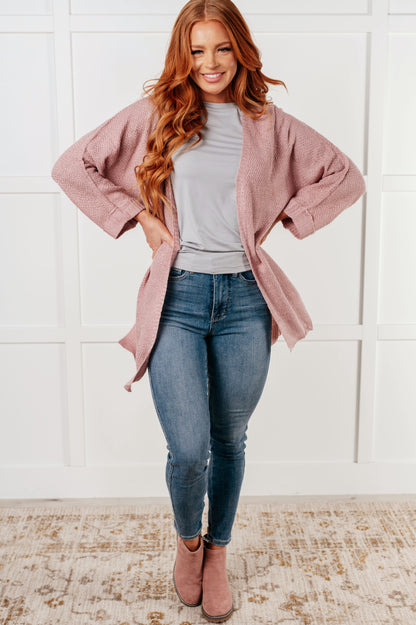 Endlessly Cozy Open Knit Cardigan