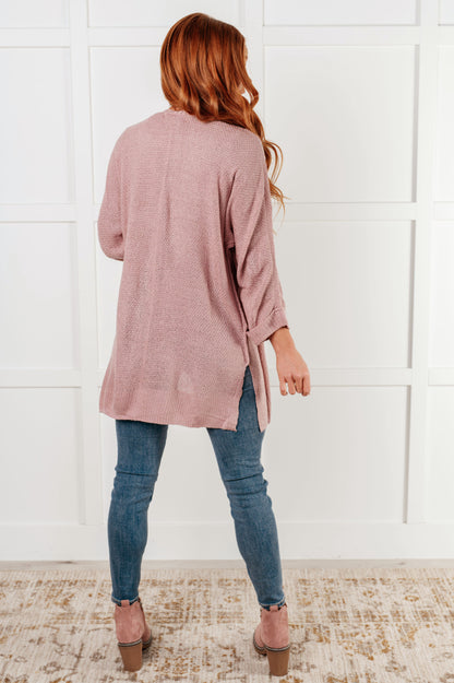 Endlessly Cozy Open Knit Cardigan