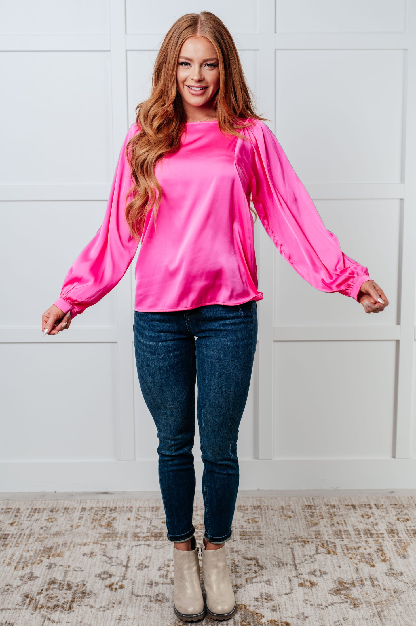 Effortless Charm Puff Sleeve Blouse