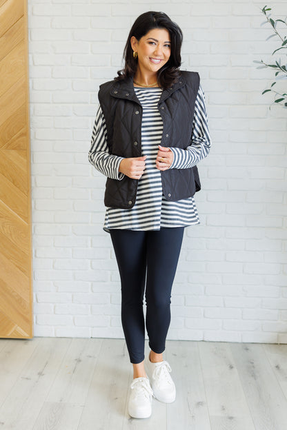 Claimed Stripes Oversized Long Sleeve Top