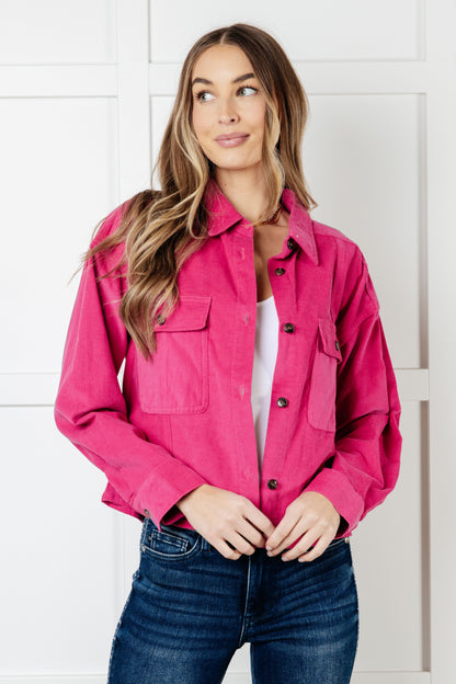 Rosy Radiance Statement Jacket