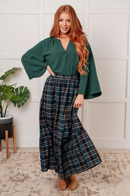 Endless Elegance Plaid Skirt