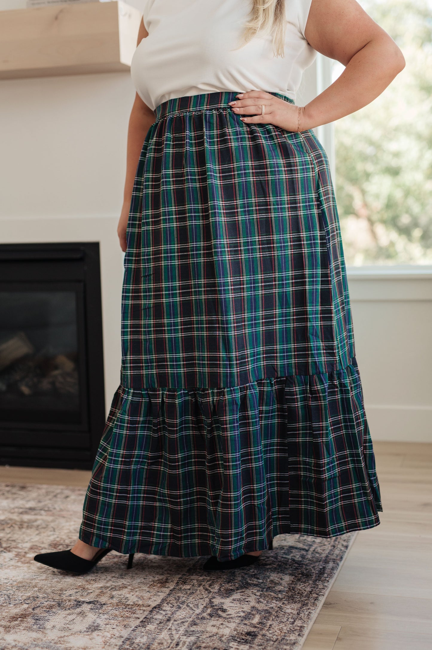 Endless Elegance Plaid Skirt