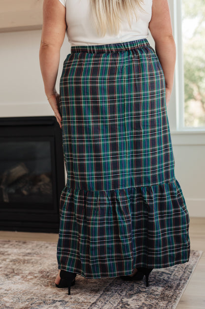 Endless Elegance Plaid Skirt