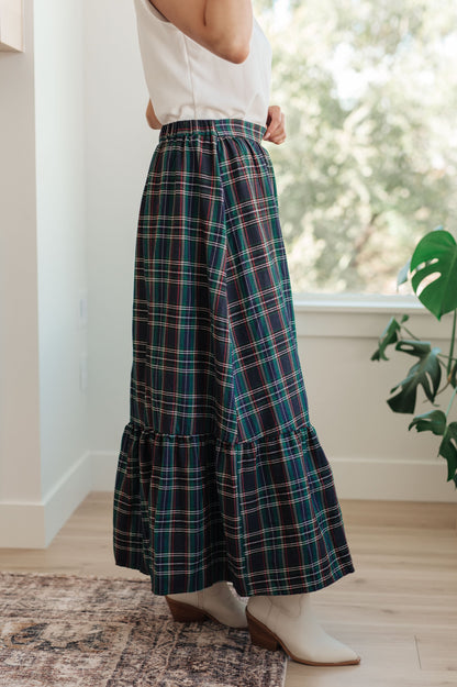 Endless Elegance Plaid Skirt