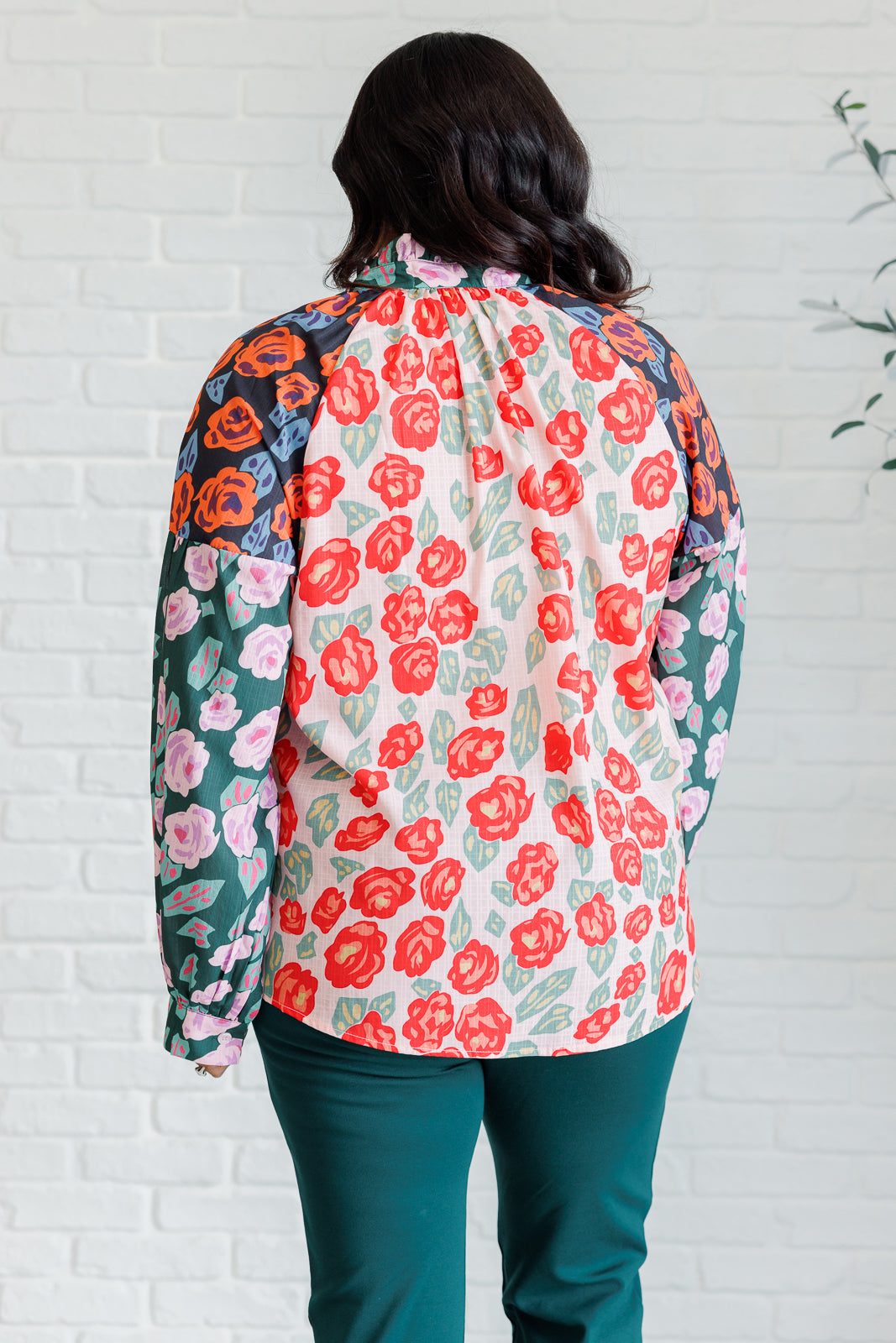 Bold Block Print Blouse