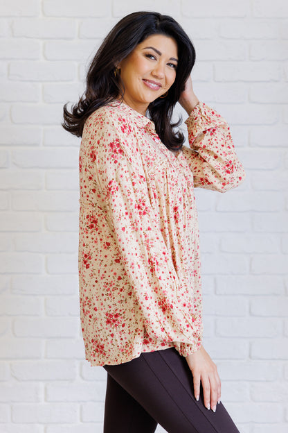 Stand On It and Shine Button-Down Long Sleeve Top