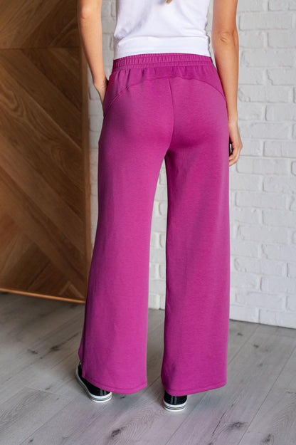 Voyager’s Choice Wide Leg Crop Pant - Magenta