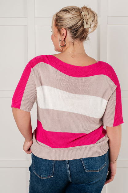 The Rosewood Dolman Knit Top