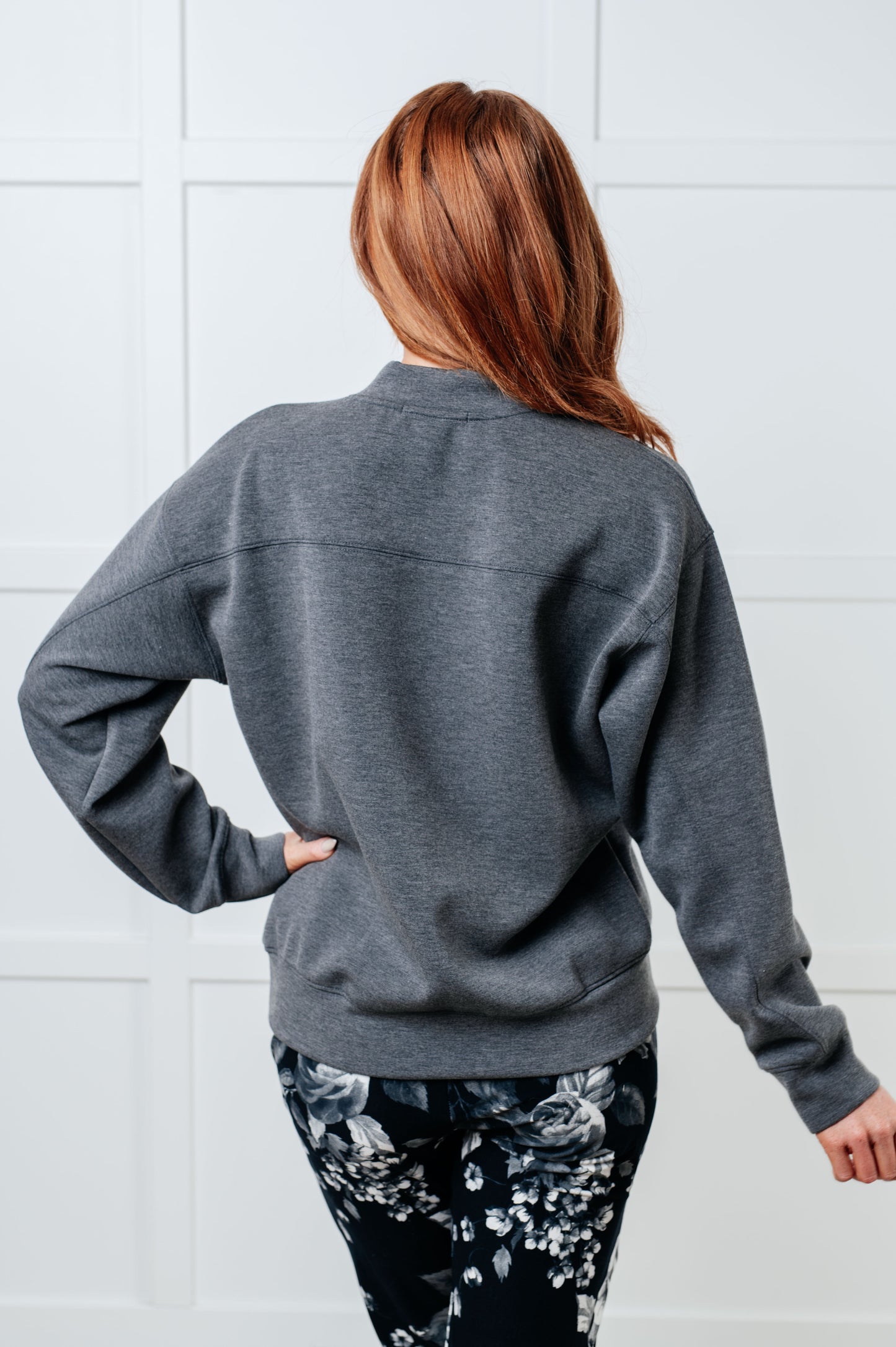 Cloud Nine Mock Neck Pullover