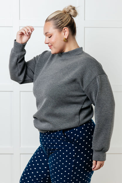 Cloud Nine Mock Neck Pullover