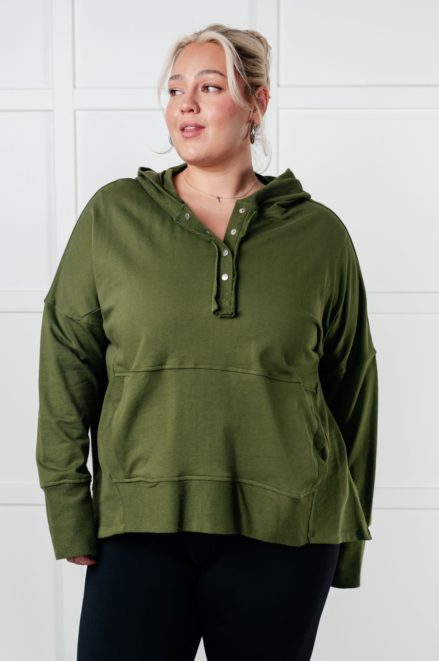 Snap & Go Hooded Pullover