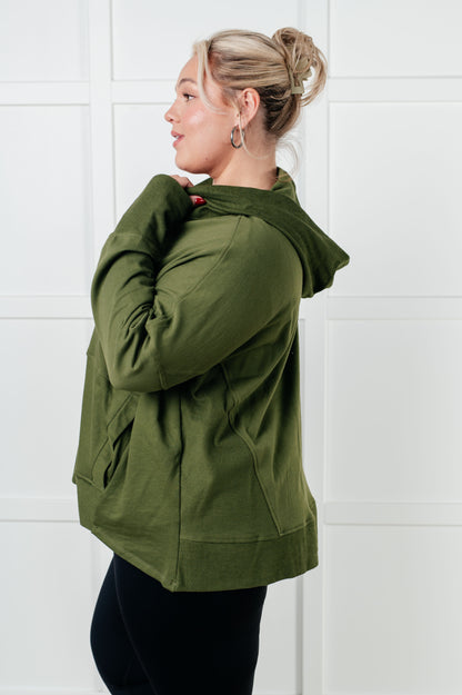 Snap & Go Hooded Pullover