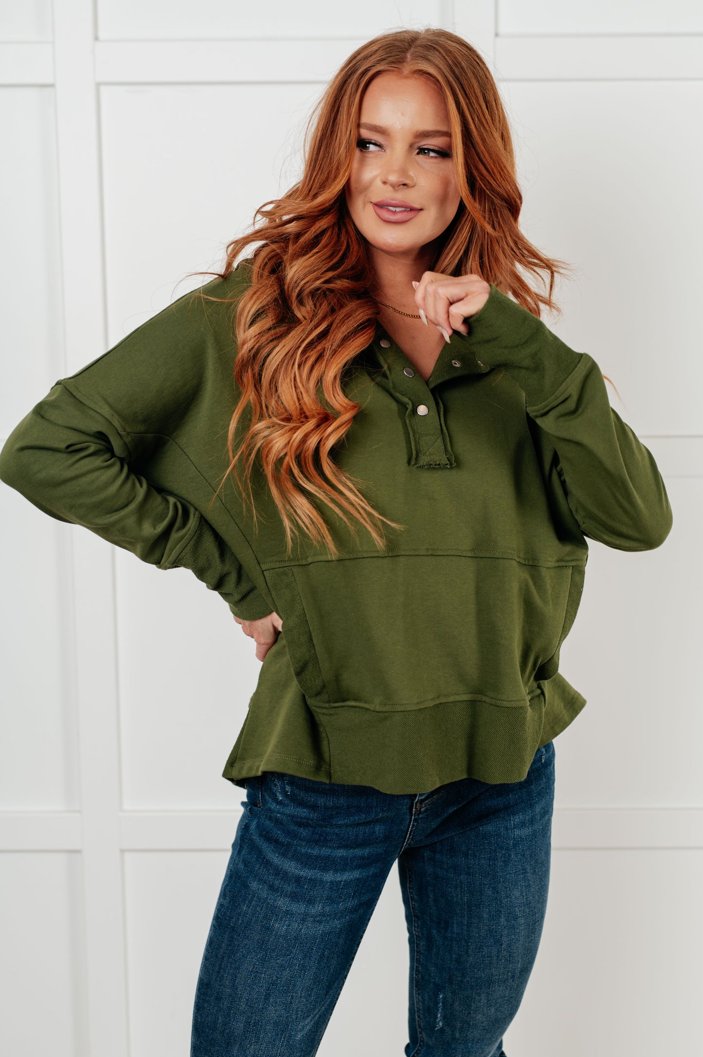 Snap & Go Hooded Pullover