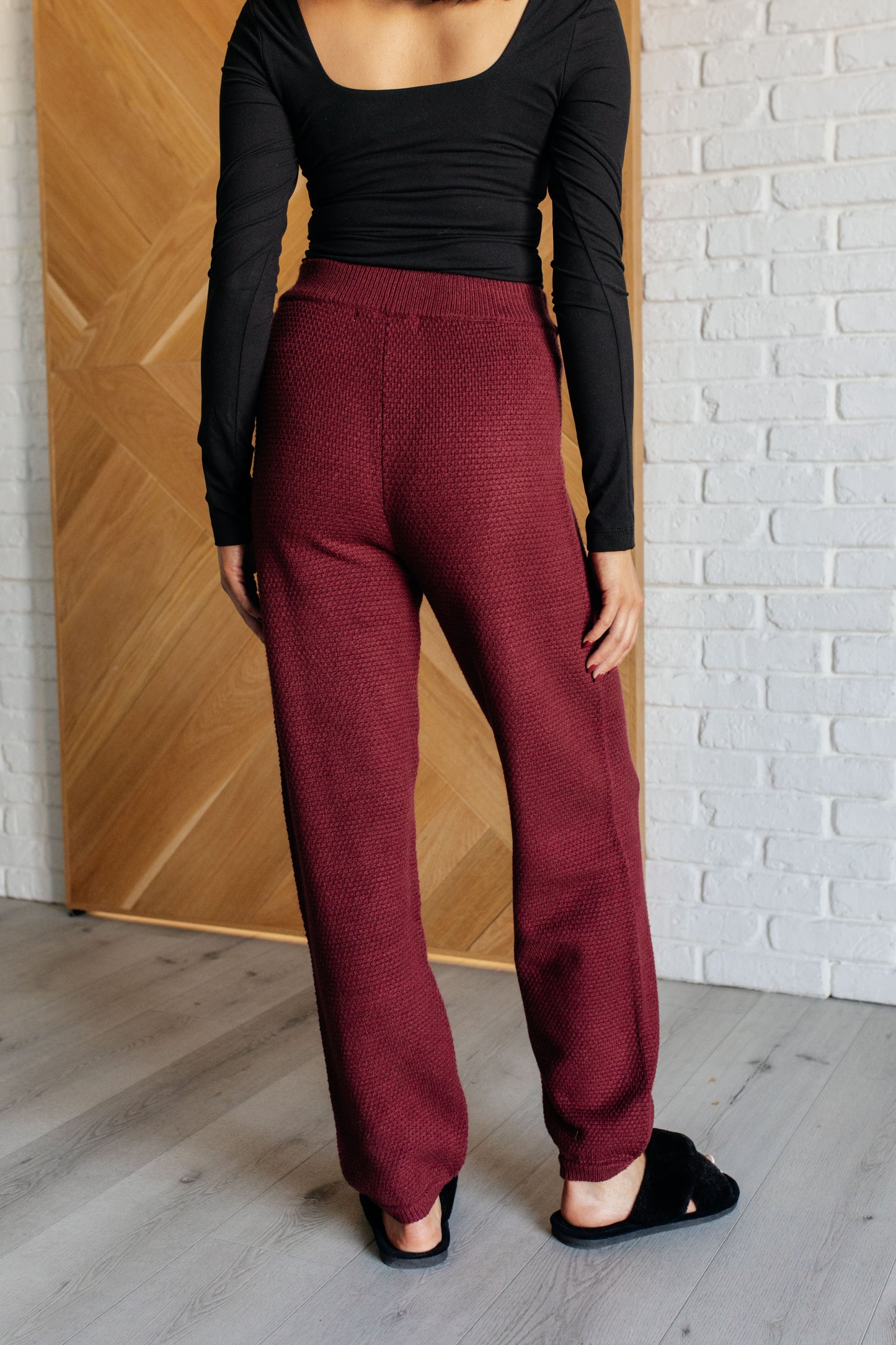 Chic & Cozy Knit Duo in Merlot