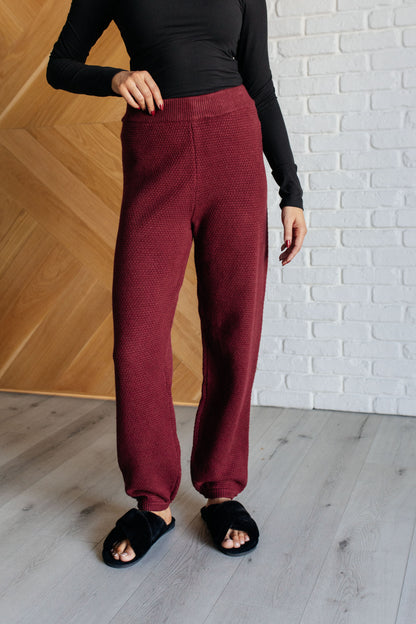 Chic & Cozy Knit Duo in Merlot