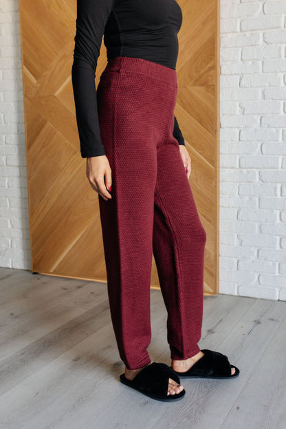 Chic & Cozy Knit Duo in Merlot