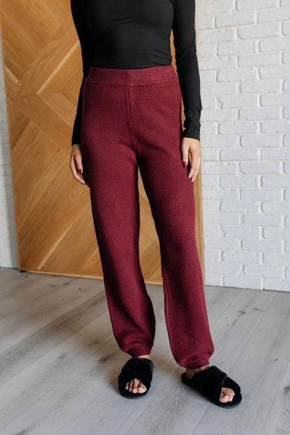 Chic & Cozy Knit Duo in Merlot