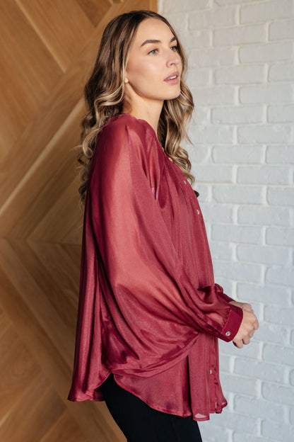 Joyful Elegance Bat Sleeve Shirt