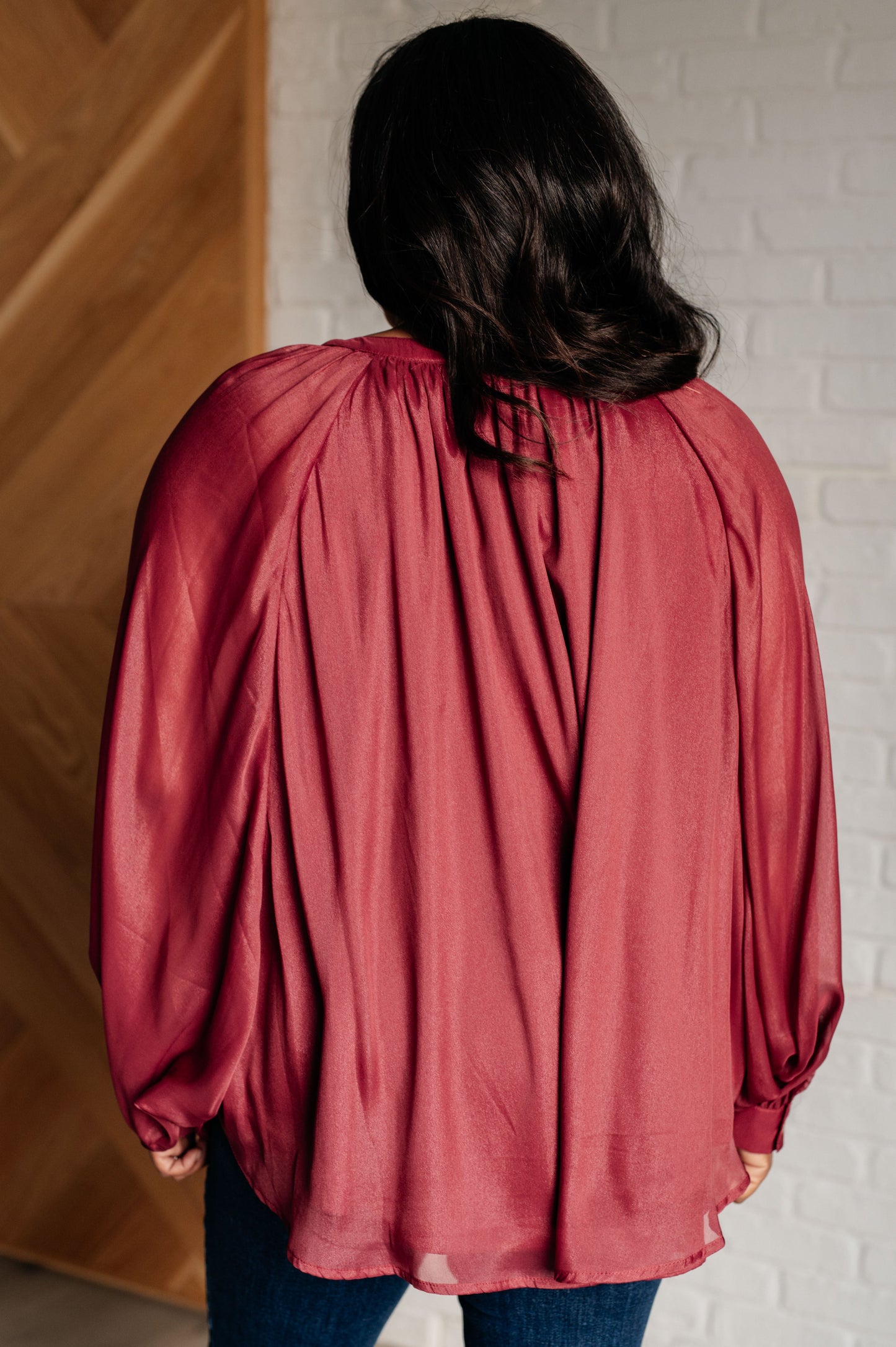 Joyful Elegance Bat Sleeve Shirt