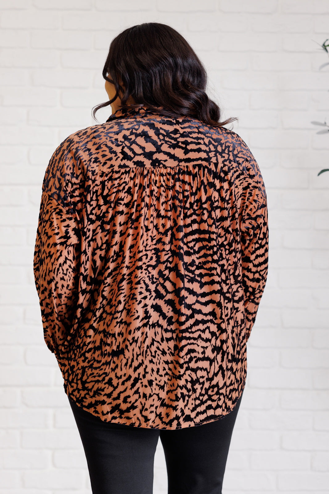 Wild Elegance Leopard Blouse