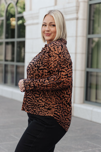 Wild Elegance Leopard Blouse