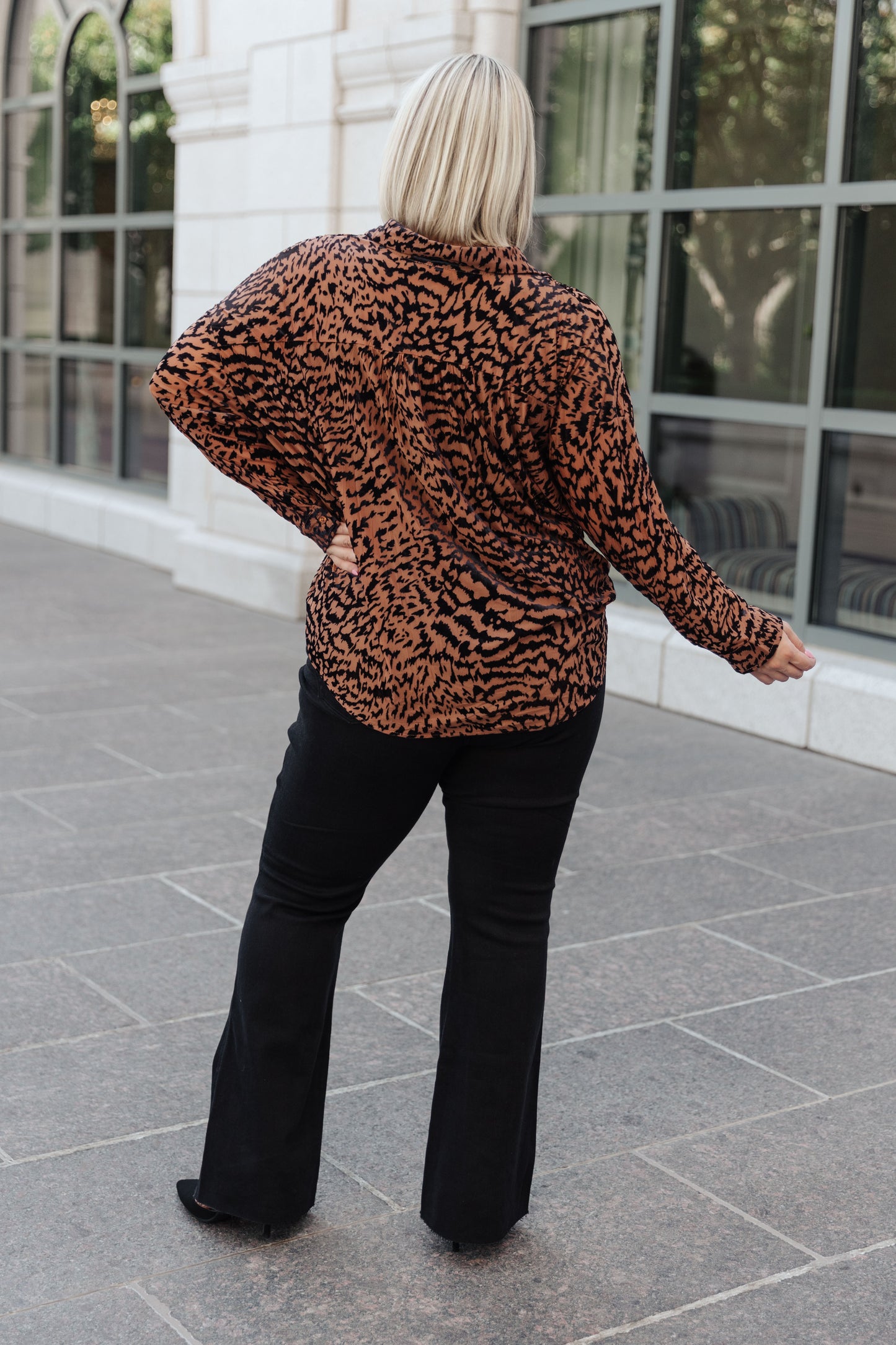 Wild Elegance Leopard Blouse