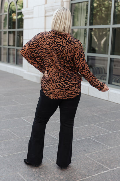 Wild Elegance Leopard Blouse