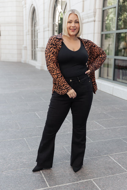 Wild Elegance Leopard Blouse