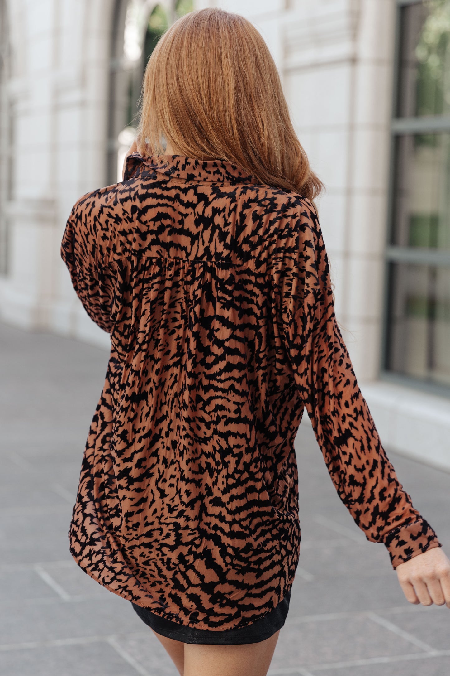 Wild Elegance Leopard Blouse