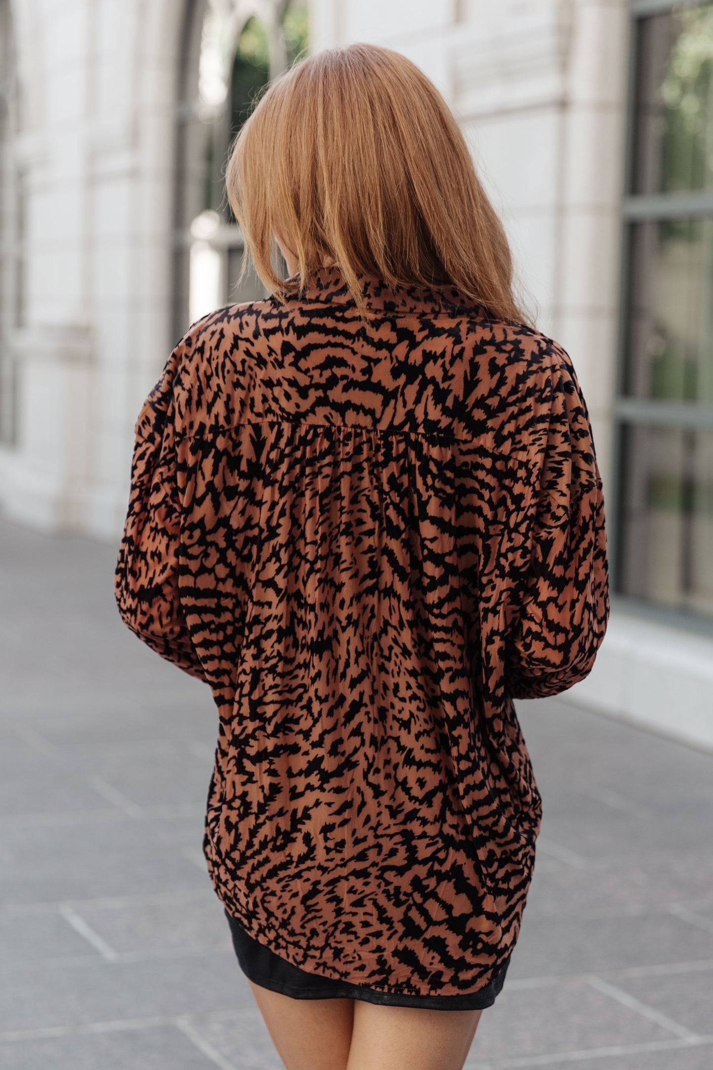 Wild Elegance Leopard Blouse