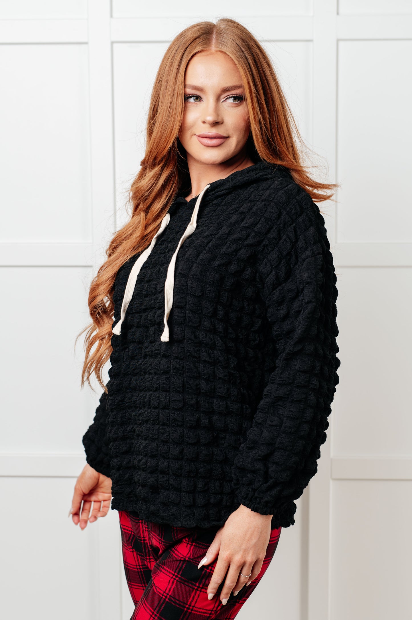 Chill Mode Bubble Knit Hoodie