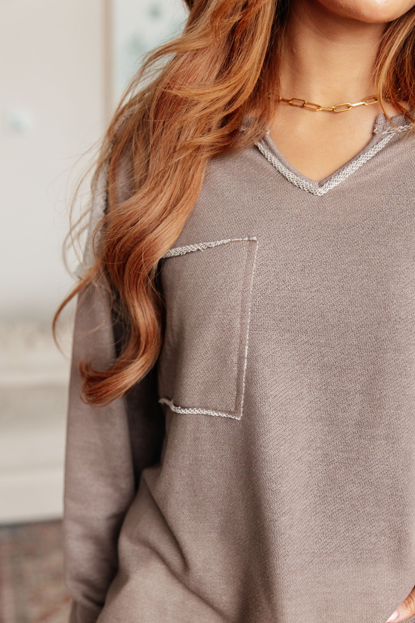 Morning Dew V-Neck Pullover