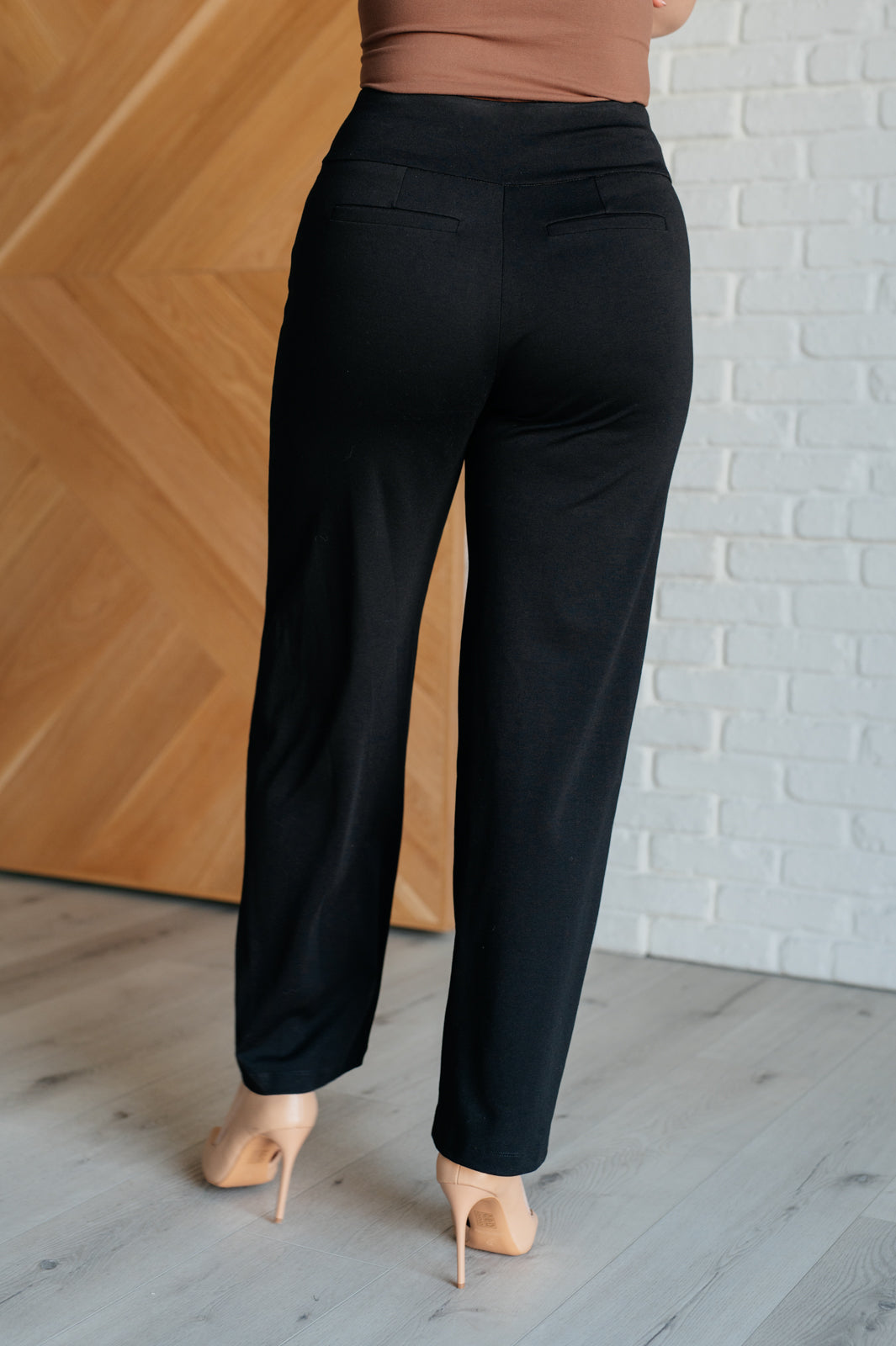 Vegas Wide Leg Pants in Black