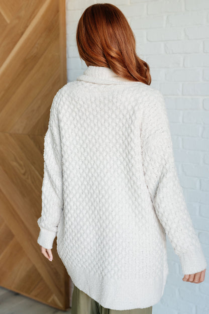 Whispered Dreams Knit Cardigan - Redtop