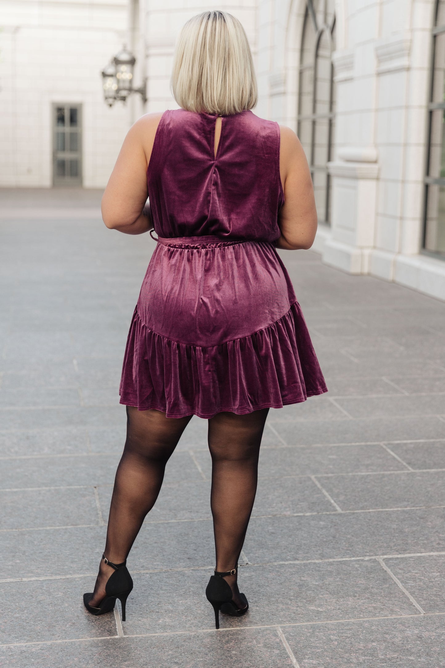 Bow & Bliss Velvet Dress