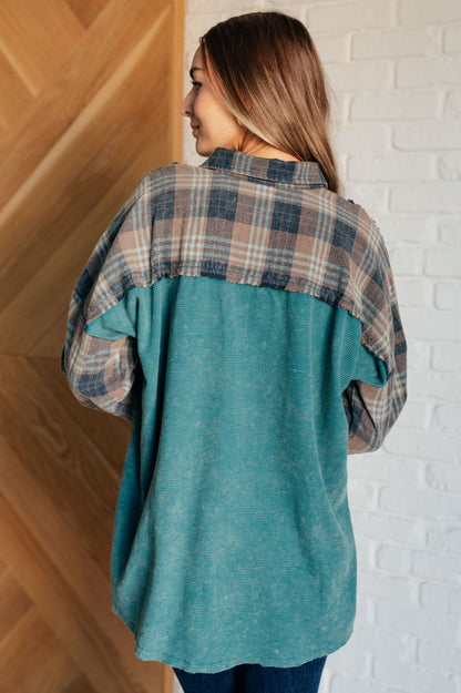 Time to Tuck Plaid Long Sleeve Shirt