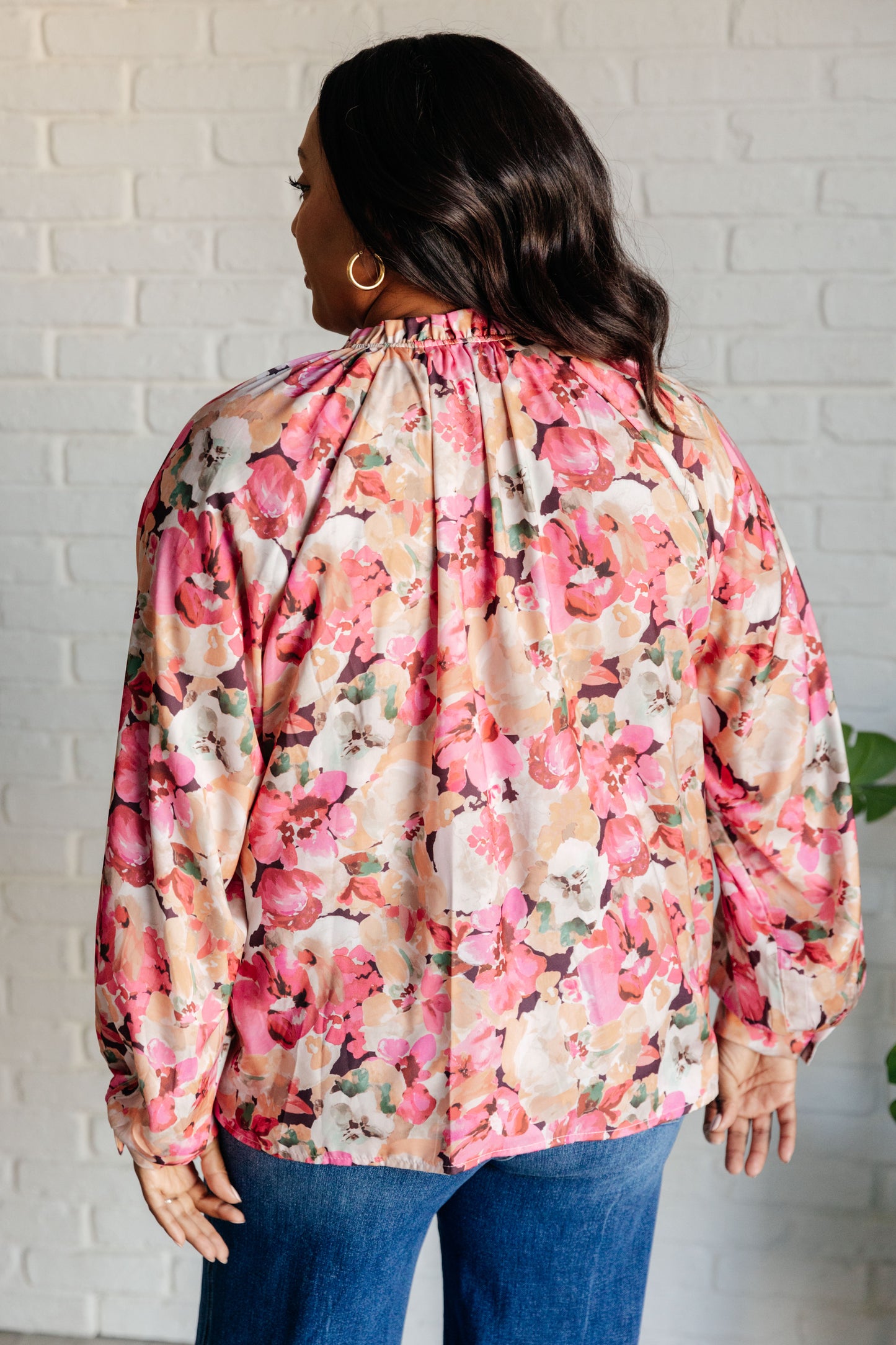 Radiant Floral Elegance Blouse