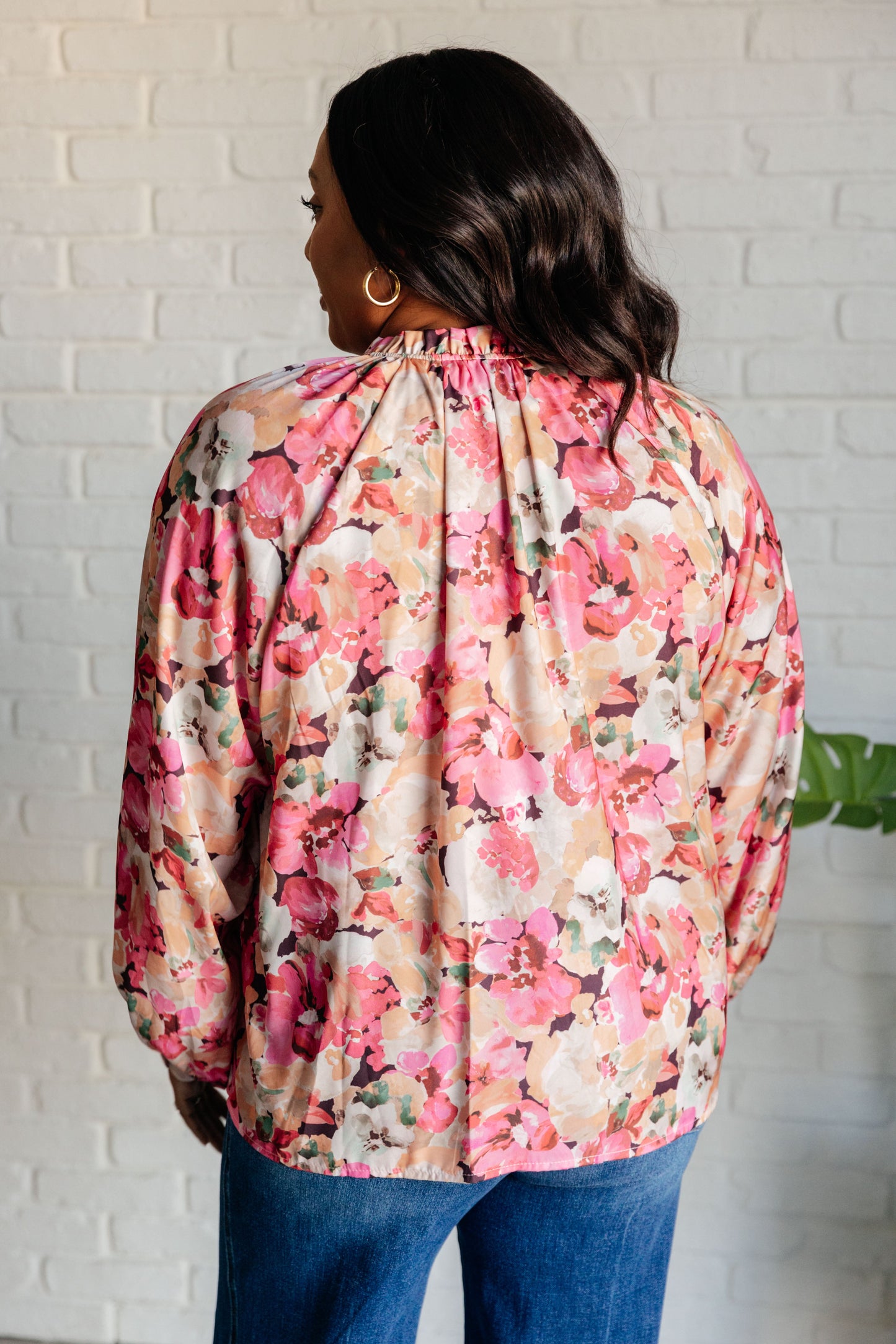 Radiant Floral Elegance Blouse