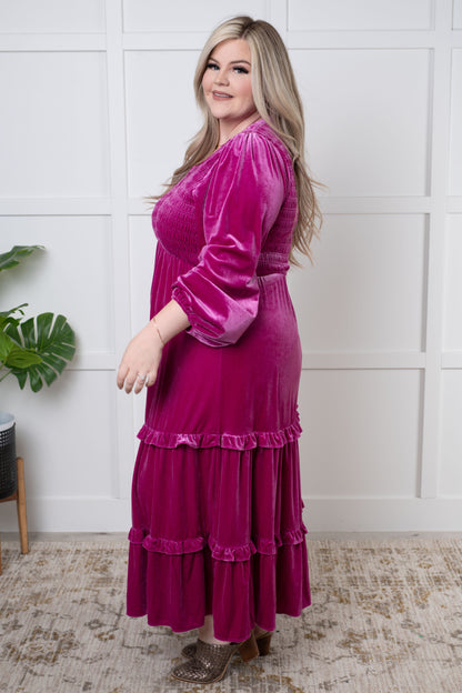 Swaying Elegance Velvet Maxi