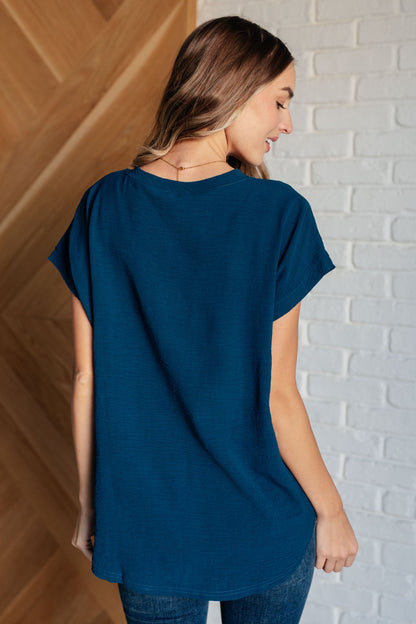 Core Comfort V-Neck Short Sleeve Top