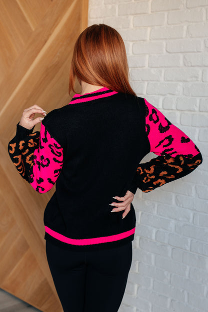 Fierce and Flawless Animal Print Sweater