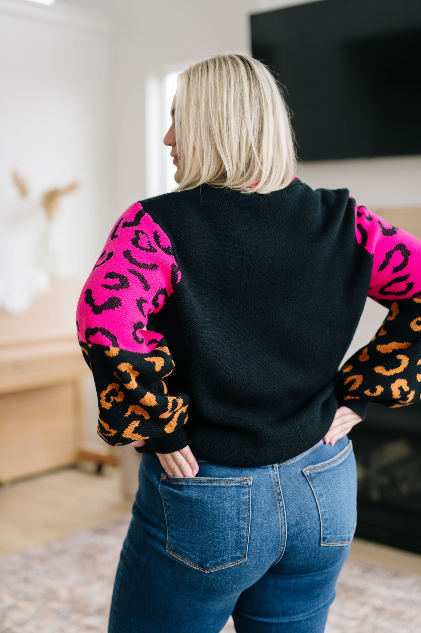 Fierce and Flawless Animal Print Sweater