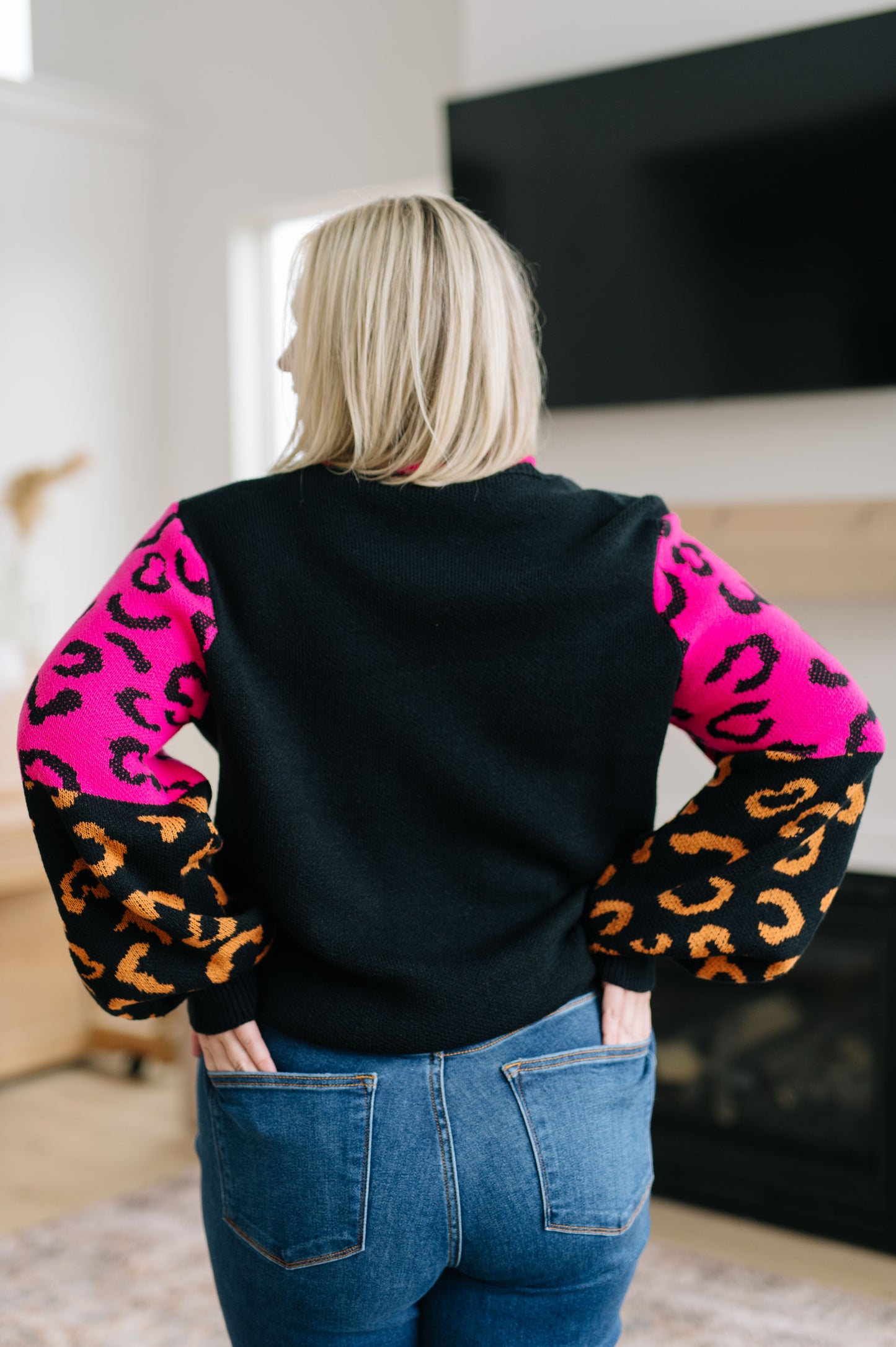 Fierce and Flawless Animal Print Sweater