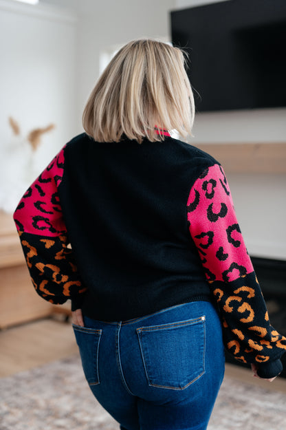 Fierce and Flawless Animal Print Sweater