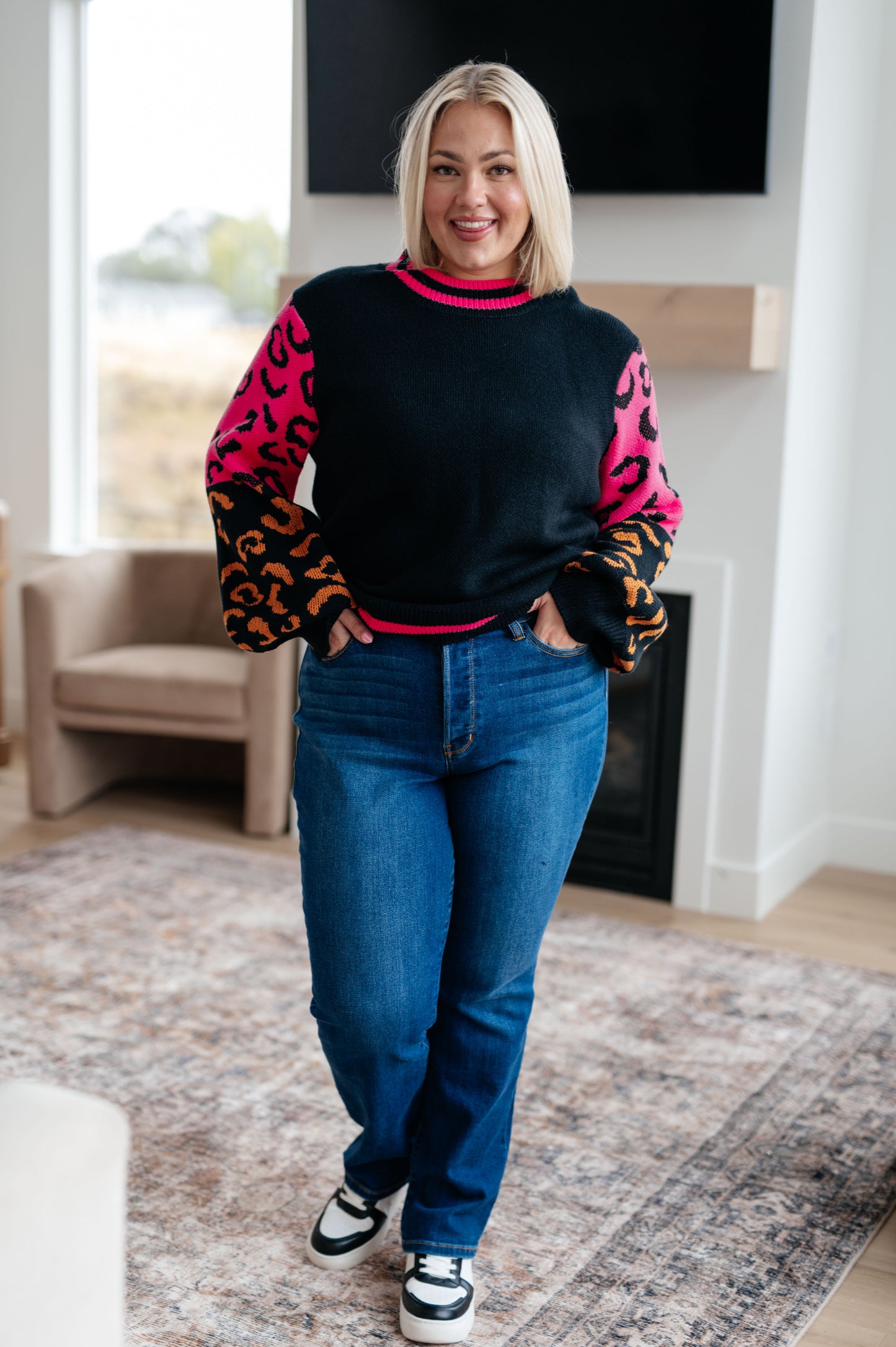 Fierce and Flawless Animal Print Sweater