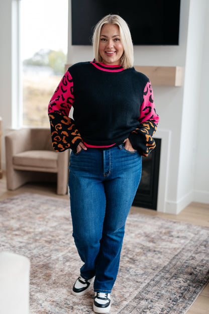 Fierce and Flawless Animal Print Sweater